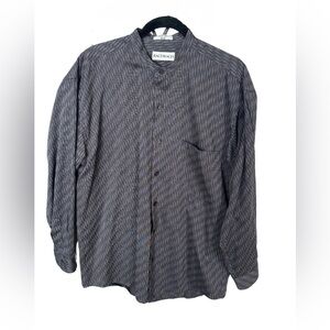 Bachrach Gray Button-Up Shirt Size Medium‎